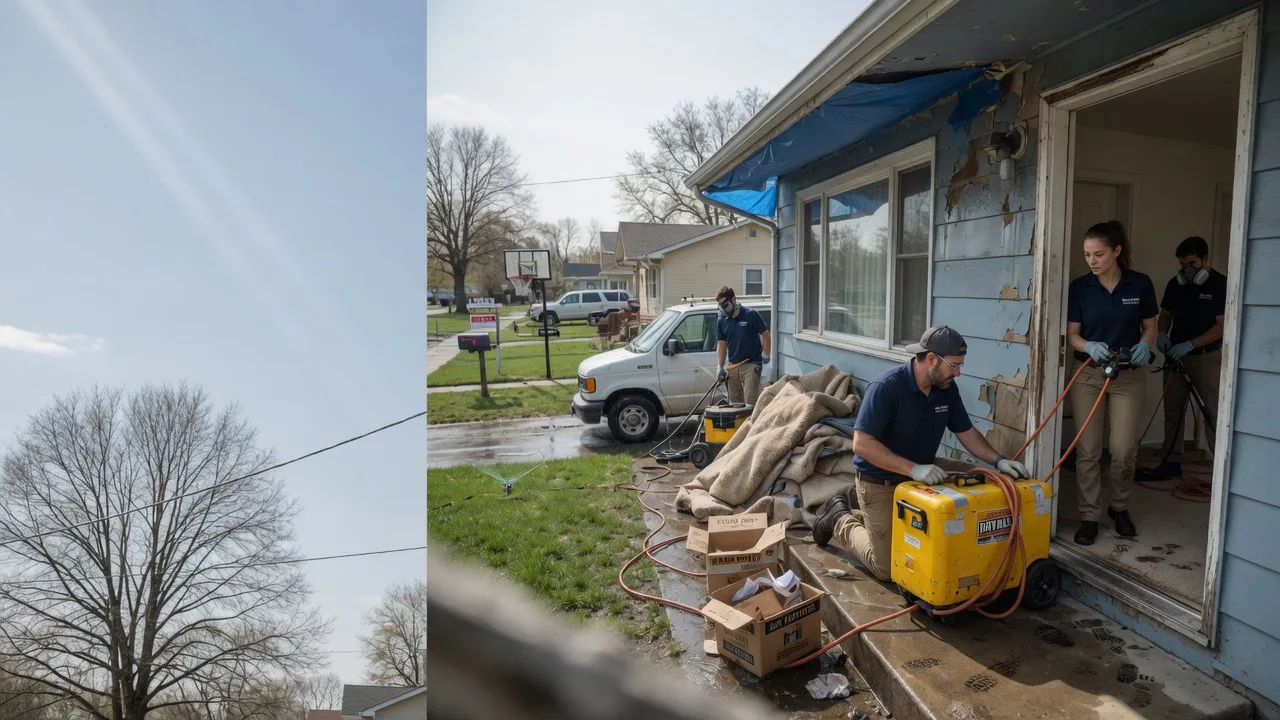 Basement Flood Cleanup in Woodston, KS near me
